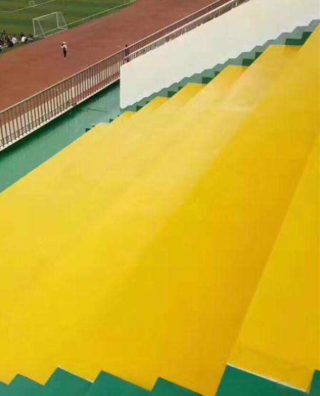 华安球场台阶翻新修补改造